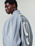 Leather 9 Raglan Bomber Jacket