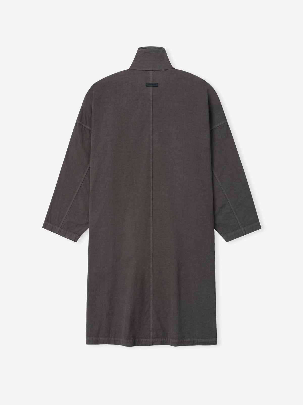 Garment-Dyed Cropped Sleeve Car Coat