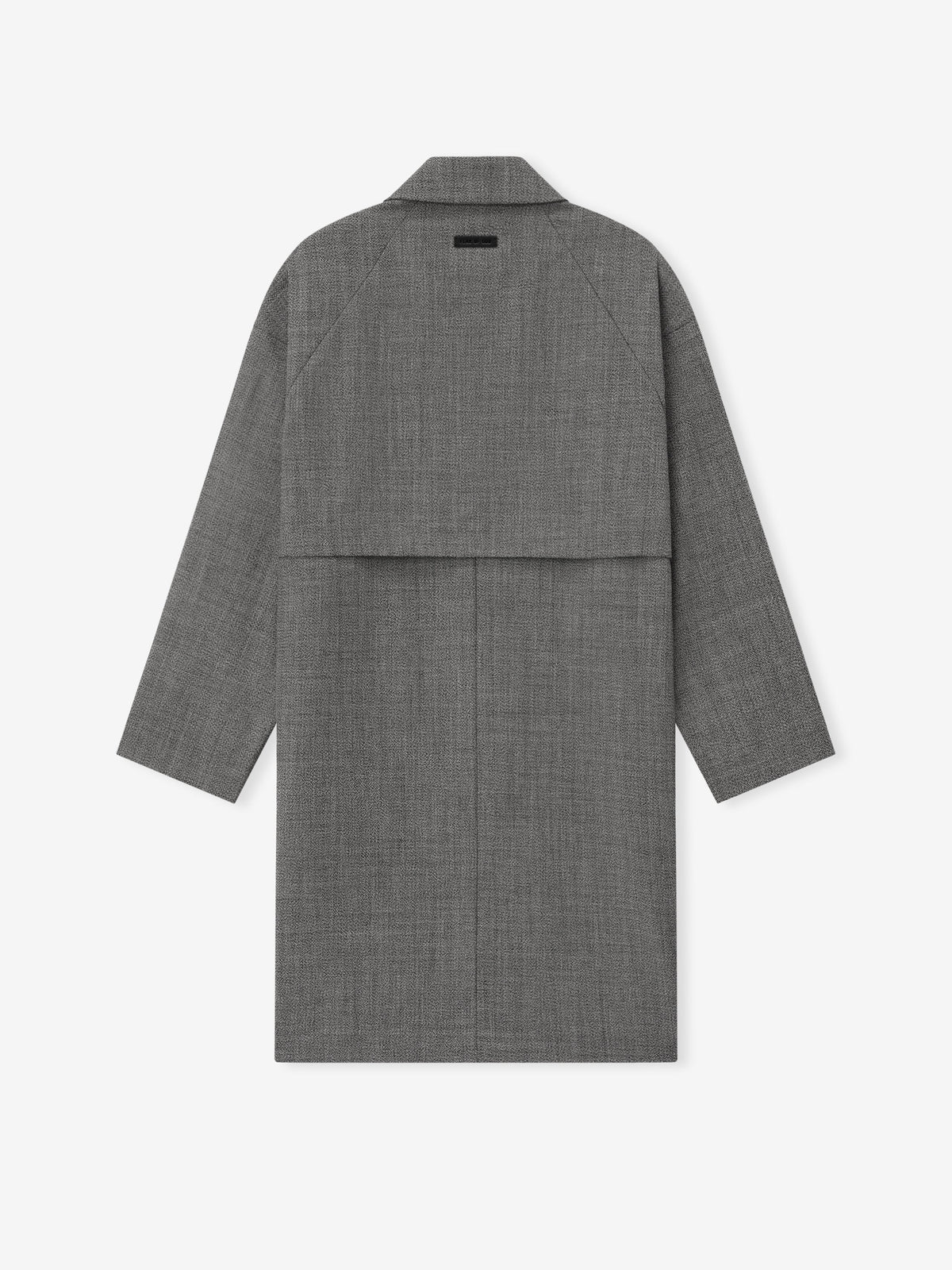 Mouline Wool Relaxed Trench Coat
