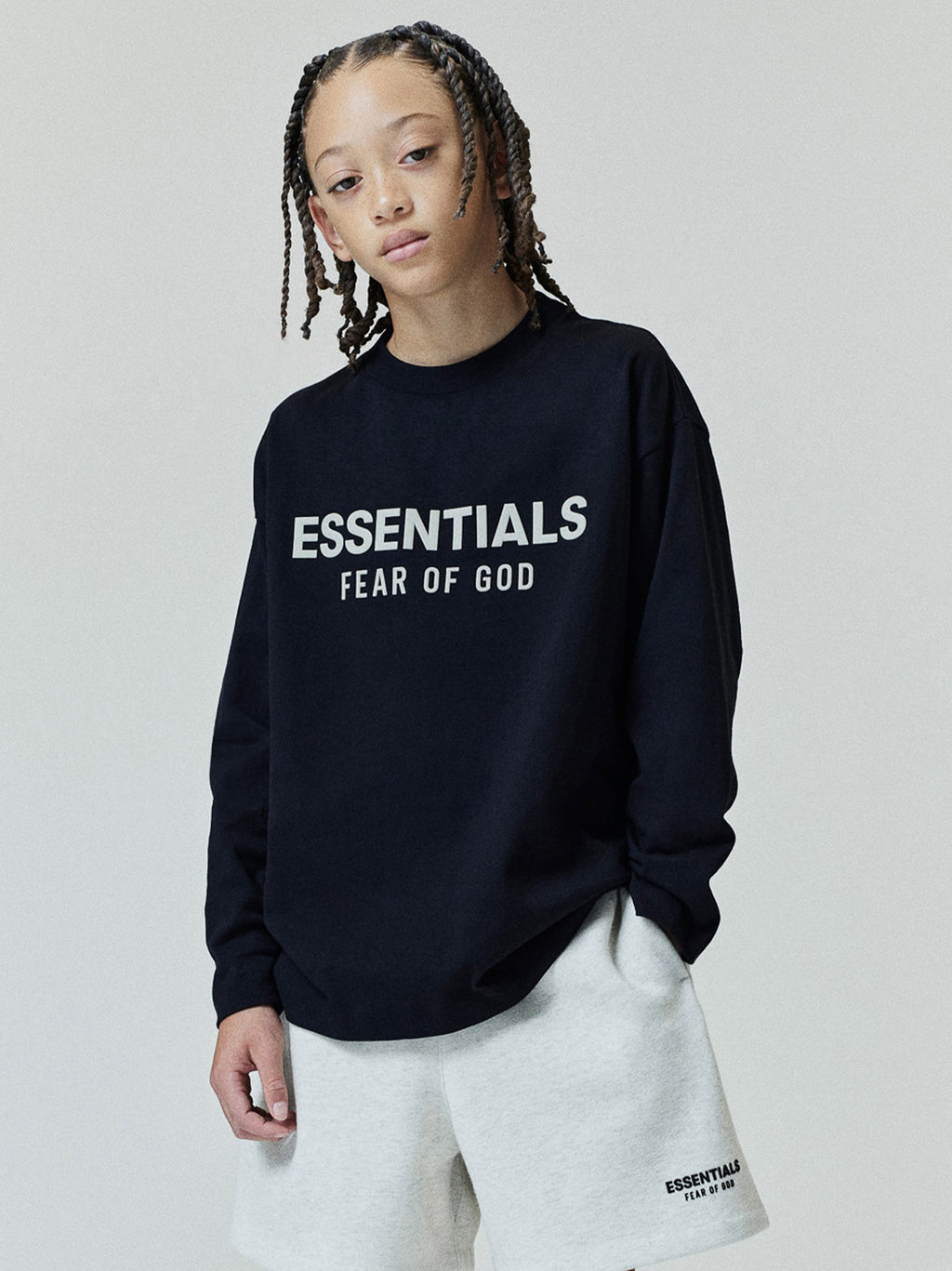 Kids Essentials FW26 Classic Long Sleeve Tee