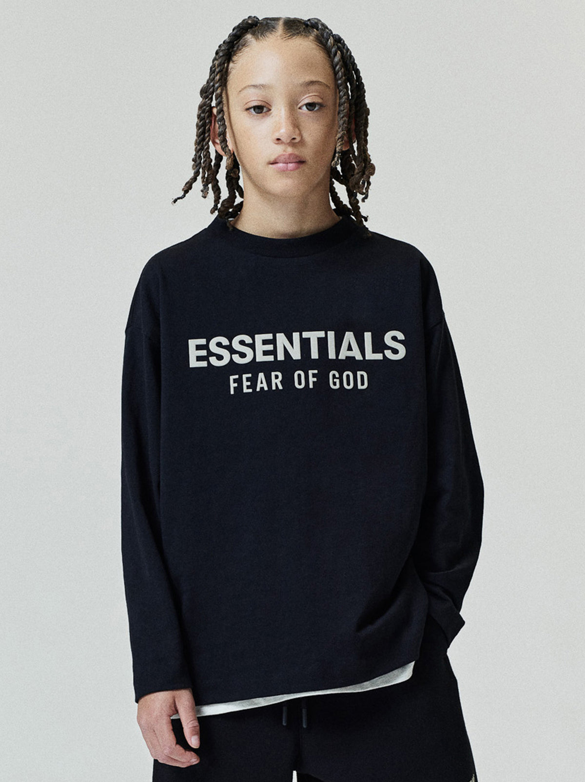 Kids Essentials FW26 Classic Long Sleeve Tee