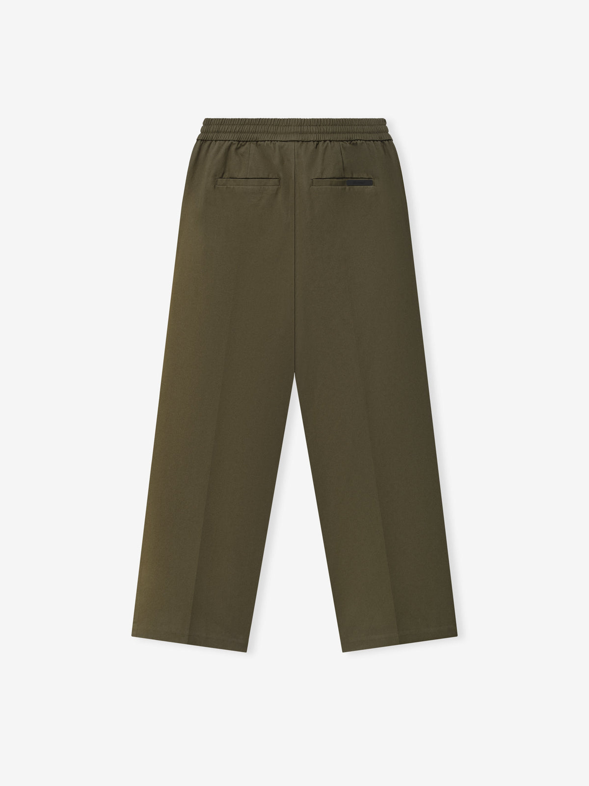 Cotton Twill Pleat Front Drawstring Pant