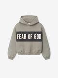 Kids Cropped Relaxed Panelled Hoodie