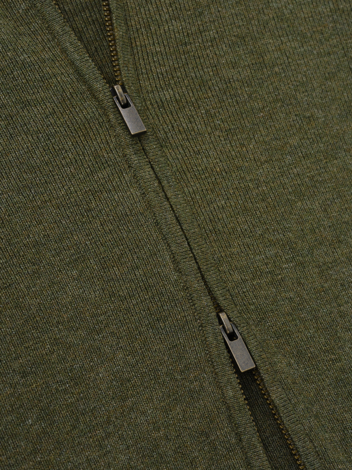Womens Rib Knit Zip Up Jacket