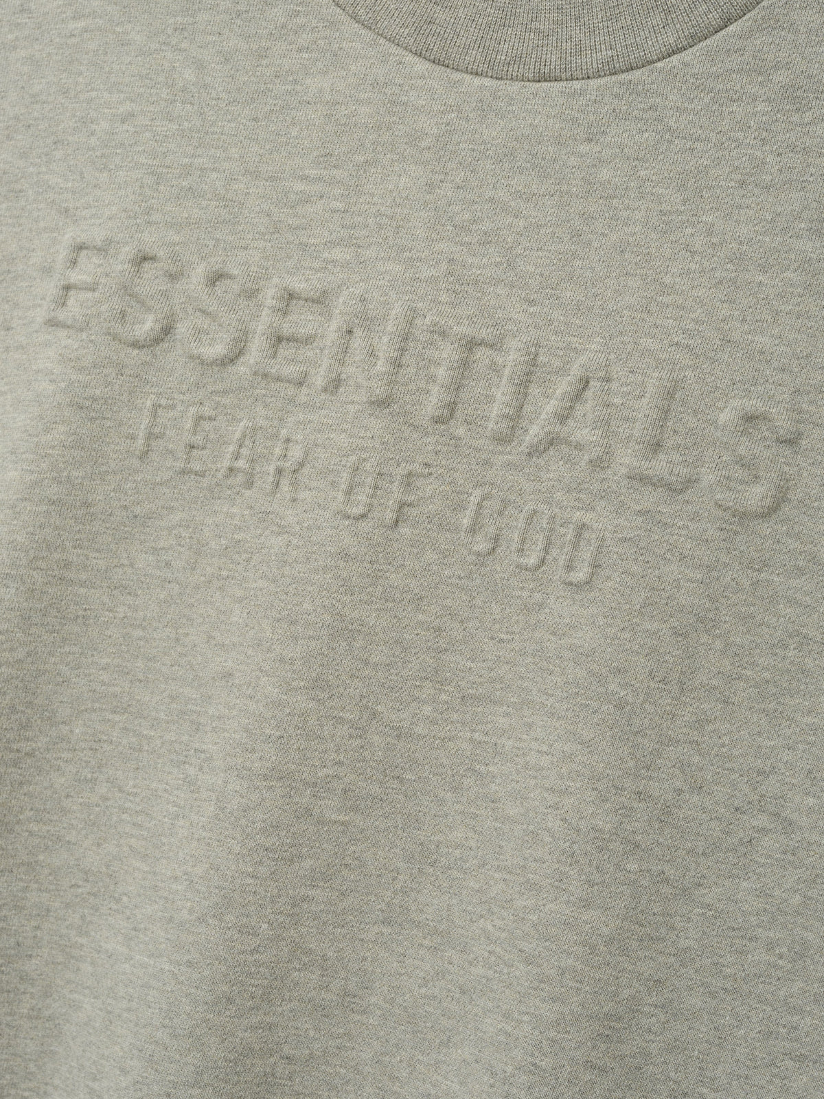 Womens Embossed FW26 Modern Cropped Crewneck